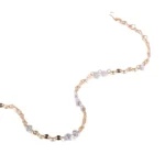 0.9ctw Lab Grown Diamond Lip Chain Bracelet for Women - Image 3