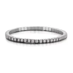 Eternal Radiance Tennis Bracelet | 2.5ctw Round-Cut Lab Diamond Bracelet in 18K Yellow Gold - Image 2