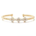 *3MM-12PCS Bujukan Bead Cuff Bracelet