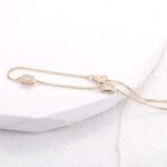 Elegant Gold Emerald Cut Bracelet - Image 2