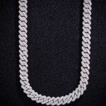 Special Offer: 12MM Wide Double Row Moissanite Silver Cuban Chain - Image 3
