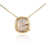 2.56ct Classic Customized Shape Moissanite Pendant
