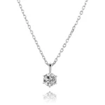 Classic 6-Prong Round Lab Diamond Solitaire Pendant | Pendant Only