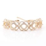 *Luxurious Floral Moissanite Bracelet