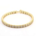 *Exquisite Bracelet Inlaid with DEF/VVS Moissanite - Image 2