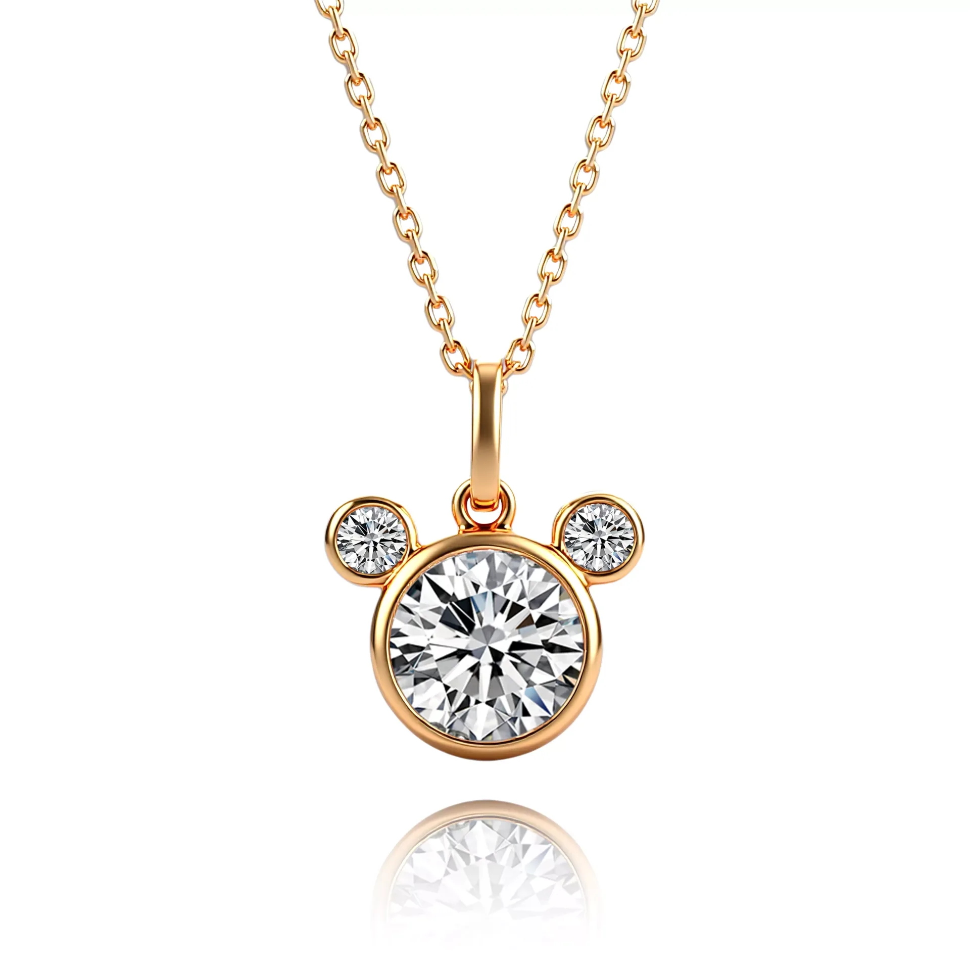 1-9-scaled-1 Playful Mouse Silhouette Lab Diamond Pendant | Pendant Only - Image 1