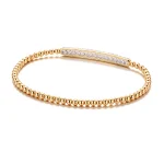 1.28ctw Lab Diamond Stretch Bead Bracelet for Daily Wear - Image 2