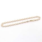 Elegant Bezel-Set Moissanite Gold Tennis Bracelet - Image 5