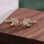 *Adorable Cat Moissanite Stud Earrings - Image 3