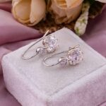 *Exquisite Cushion Cut Moissanite Hoop Earrings - Image 6