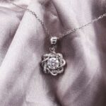 *Stunning 0.5 CT VVS Moissanite Twist Pendant Necklace for Elegant Style(pendant only) - Image 4