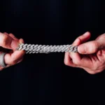 Special Offer:15MM Full-Pavé Moissanite Cuba Necklace/Bracelet with High-Impact Brilliance - Image 7