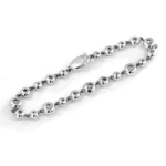 Graduated Round Cut Moissanite Design Tennis Bracelet - Image 2