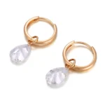 Pear Drop Elegance Earrings | Pear-Cut Lab Diamond Dangles in 18K Yellow Gold - Image 2