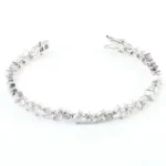 *Multi Shape Moissanite Tennis Bracelet