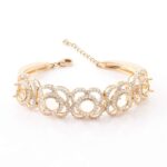 *Luxurious Floral Moissanite Bracelet - Image 2