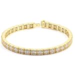 *Exquisite Bracelet Inlaid with DEF/VVS Moissanite - Image 3