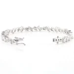 *Multi Shape Moissanite Tennis Bracelet - Image 2