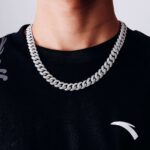 Special Offer: 10MM Wide Double Row Moissanite Silver Cuban Chain (Beveled Edge) - Image 8