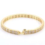 *Exquisite Bracelet Inlaid with DEF/VVS Moissanite - Image 4