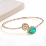 Dual Gemstone Bangle - Image 4