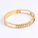 Fancy Shapes Moissanite Bangle Bracelet