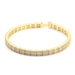 *Exquisite Bracelet Inlaid with DEF/VVS Moissanite - Image 5