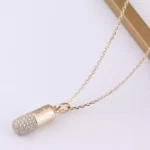 *Luxurious Microphone Pendant Necklace