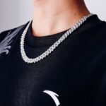 Special Offer: 12MM Wide Double Row Moissanite Silver Cuban Chain - Image 8