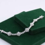 *5.5 inches Exquisite Flower Design Tennis Bracelet - Image 13