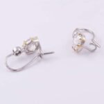 *Exquisite Cushion Cut Moissanite Hoop Earrings - Image 3