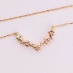 *Twinkling Stars: 18-Inch Curved Bar Necklace - Image 2
