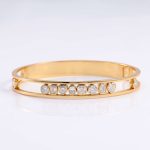 Fancy Shapes Moissanite Bangle Bracelet