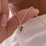 *Charming Moissanite Ghost Pendant  – The Perfect Halloween Gift - Image 8