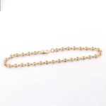 Elegant Bezel-Set Moissanite Gold Tennis Bracelet - Image 4