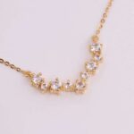 *Twinkling Stars: 18-Inch Curved Bar Necklace - Image 5