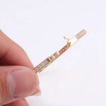 *Elegant Channel-Set Moissanite Gold Bangle Bracelet - Image 5