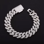 Special Offer: 6MM Wide Moissanite Silver Cuban Chain - Image 2