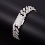 Special Offer: 6MM Wide Moissanite Silver Cuban Chain - Image 3