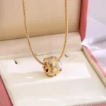 Prosperity and Fortune diamond Necklace​ | Diamonds on 18K Yellow Gold (Pendant Only)​ - Image 4