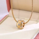 Prosperity and Fortune diamond Necklace​ | Diamonds on 18K Yellow Gold (Pendant Only)​ - Image 5