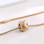 Prosperity and Fortune diamond Necklace​ | Diamonds on 18K Yellow Gold (Pendant Only)​ - Image 6