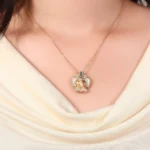 Royal Elephant Pendant | Elephant-Shaped 18K Yellow Gold Pendant with Diamonds(pendant only) - Image 3