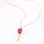Custom Cut and Pear Cut Gemstone Drop Pendant Charm (Pendant Only)