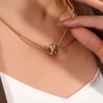 Prosperity and Fortune diamond Necklace​ | Diamonds on 18K Yellow Gold (Pendant Only)​ - Image 10