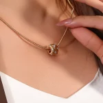 Prosperity & Fortune Lab diamond Necklace | 7 Lab Diamonds on 18K Gold (Pendant Only)​