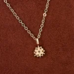 Round Cut Diamond Pendant Necklace Seven Stone Cluster Charm Style(pendant only) - Image 6