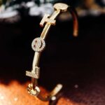 *Moissanite Pavé Letters and Smiley Face Bracelet - Image 5