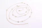 *Stunning Bezel-Set Moissanite Necklace - Image 4