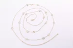 *Stunning Bezel-Set Moissanite Necklace - Image 5